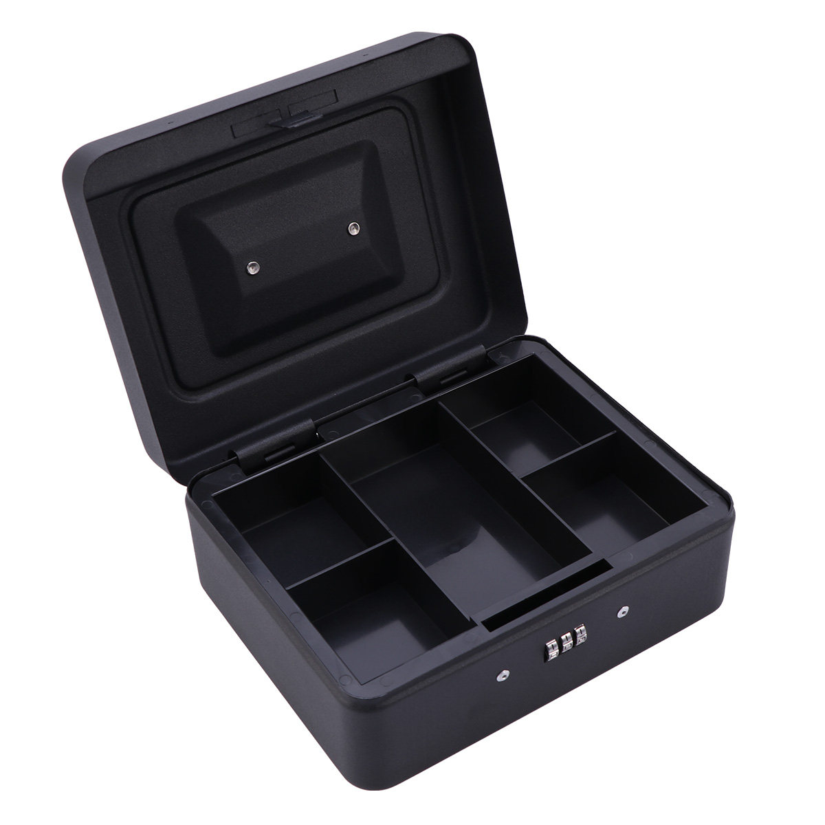 Lockbox Key Secure - صندوق نقود معدني متين مع قفل