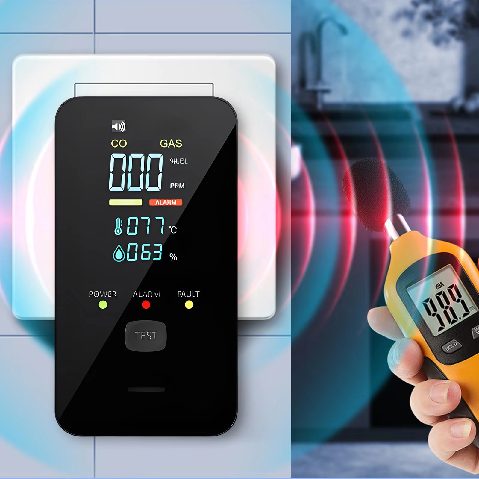 كاشف غاز طبيعي وأول أكسيد الكر - مراجعة Co Detector Plug وسعره
