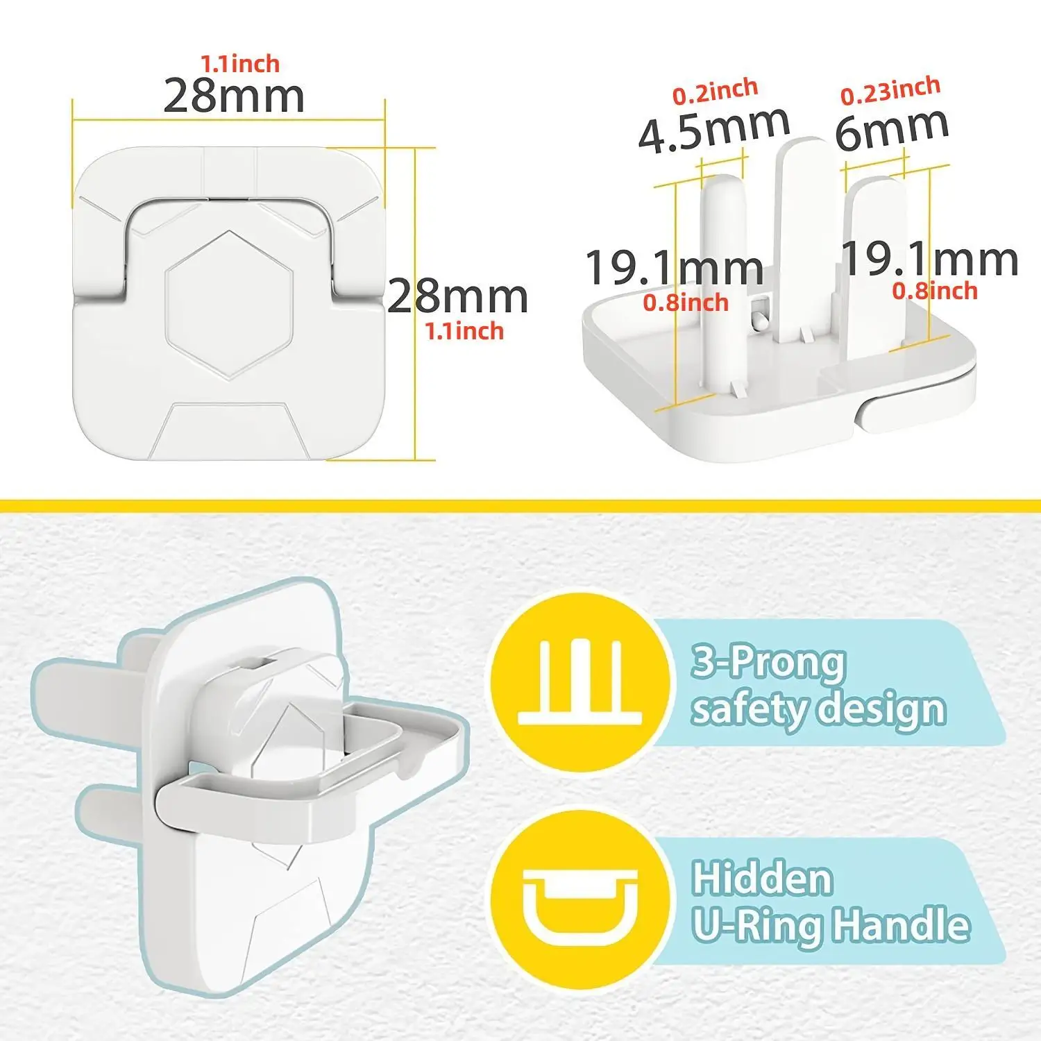 1/3/5/10/20 قطعة، أغطية لحماية - مراجعة Outlet Cover Baby وسعره
