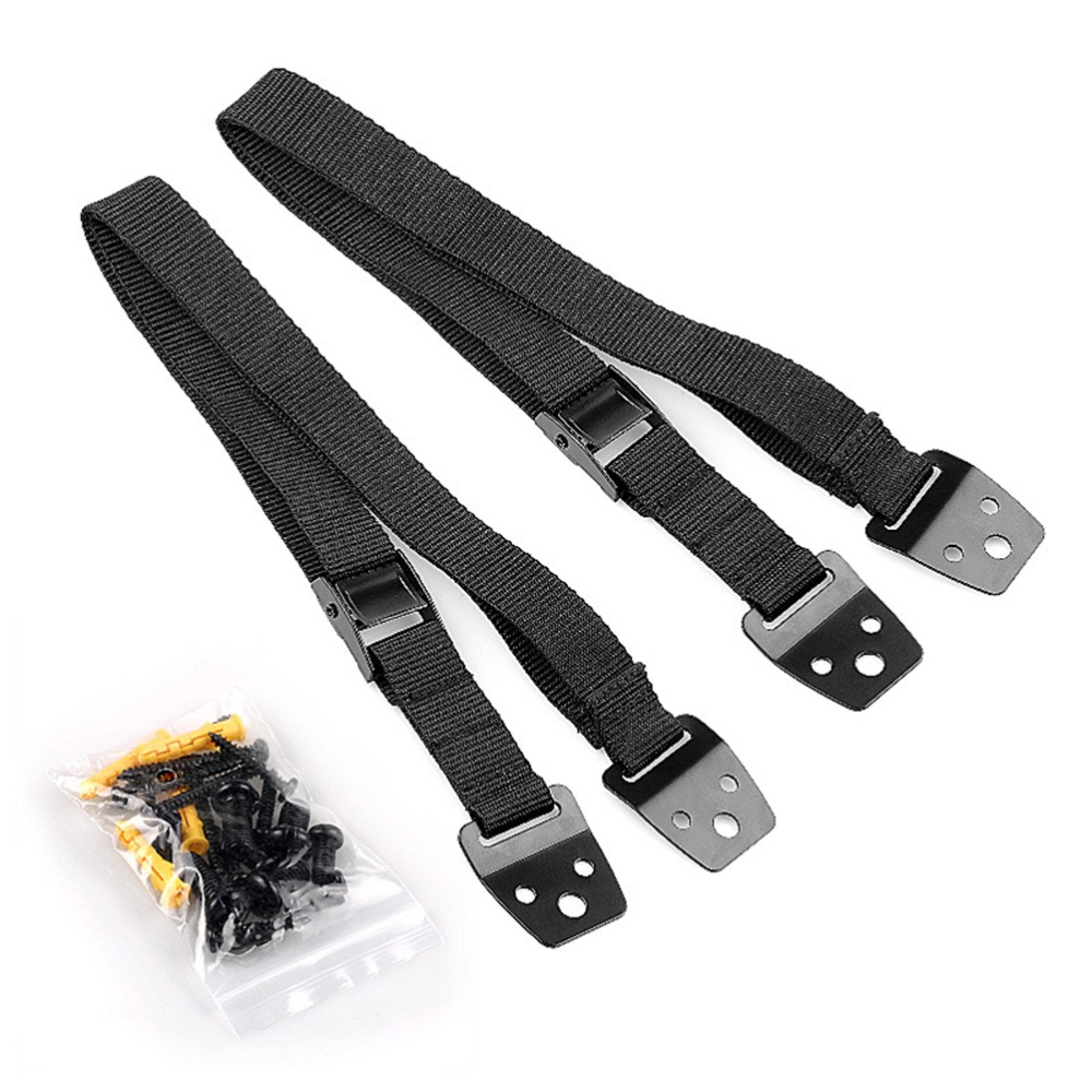قطعتان من أربطة تثبيت الأثاث ا - مراجعة Earthquake Anchor Strap وسعره