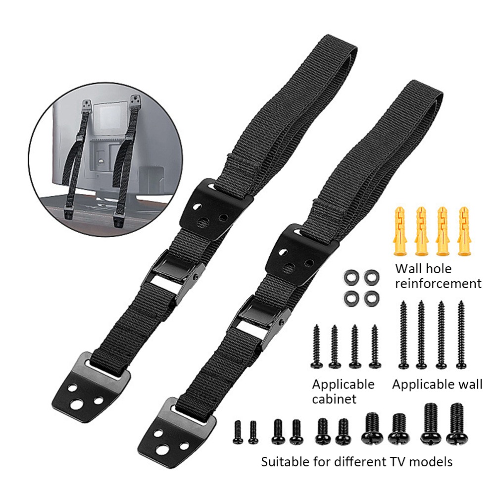 قطعتان من مثبتات الأثاث المصنو - مراجعة Earthquake Anchor Strap وسعره